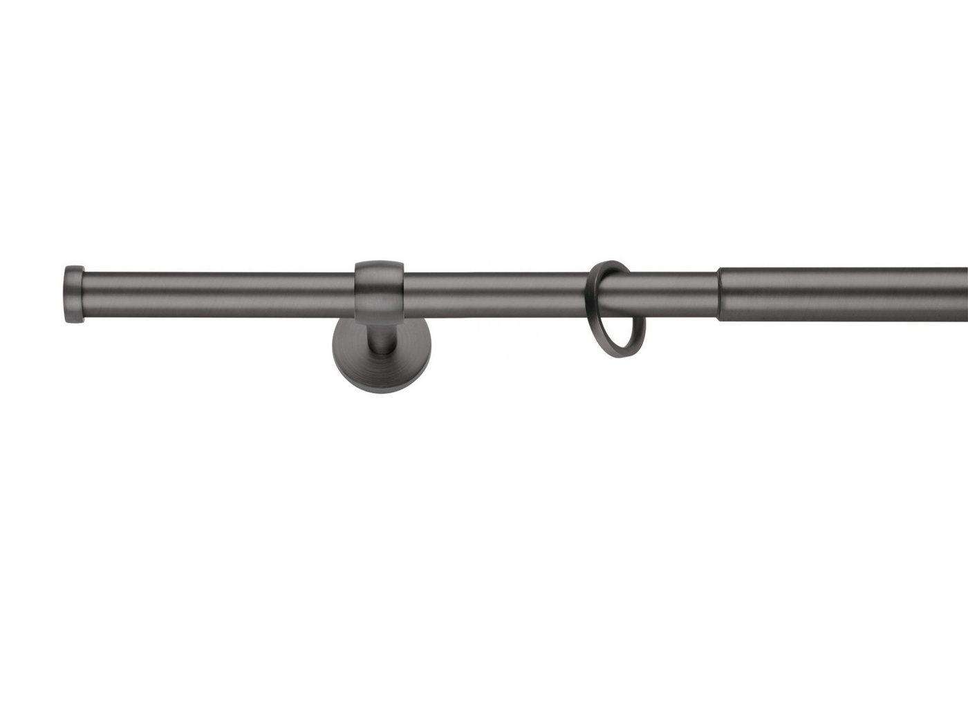 ondeco Gardinenstange Teleskopgarnitur Kappe-Elegant, Ø 19 mm, 1-läufig, ausziehbar, Bohren, verschraubt, Metall ondeco Gardinenstange Teleskopgarnitur Kappe-Elegant, Ø 19 mm, 1-läufig, ausziehbar, Bohren, verschraubt, Metall von ondeco