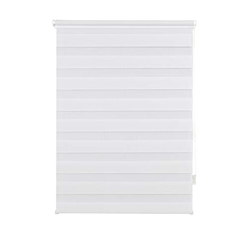 ondeco Doppelrollo Klemmfix Duo Rollo für Fenster ohne Bohren, Seitenzugrollo Klemmen Sichtschutz Sonnenschutz Blickdicht innen Weiß 110x160 cm ondeco Doppelrollo Klemmfix Duo Rollo für Fenster ohne Bohren, Seitenzugrollo Klemmen Sichtschutz Sonnenschutz Blickdicht innen Weiß 110x160 cm von ondeco