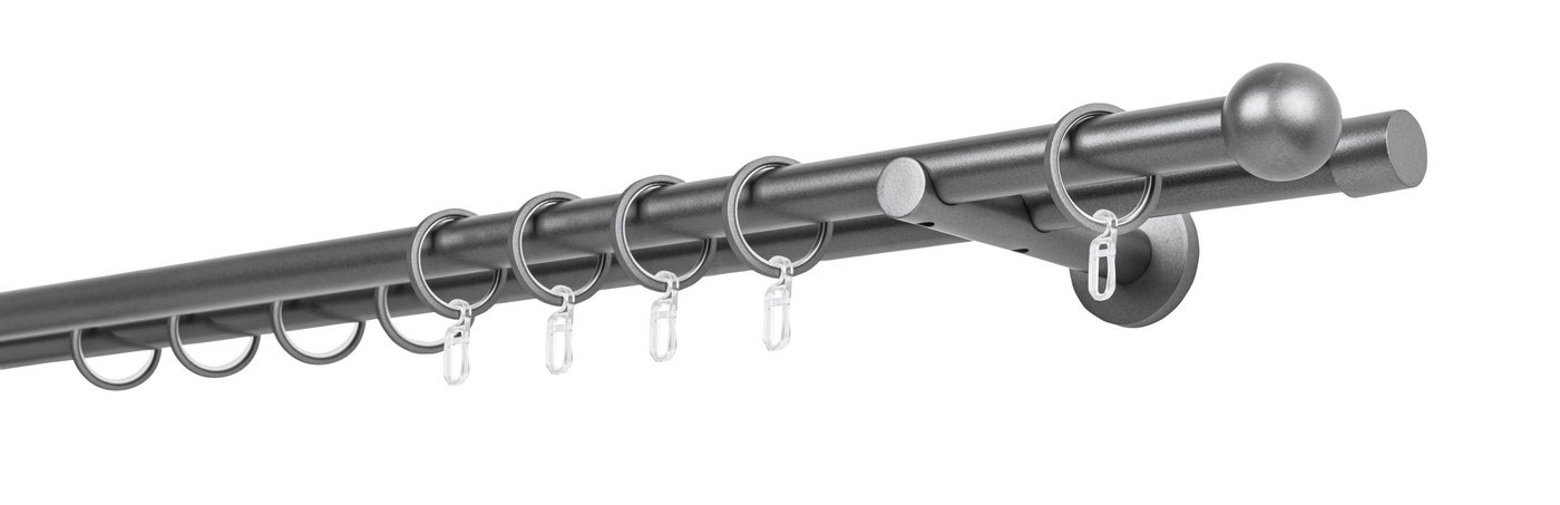 ondeco Gardinenstange Rundrohr Wandabstand 12cm Ball, Ø 20 mm, 2-läufig-läufig, Wunschmaßlänge, Bohren, verschraubt ondeco Gardinenstange Rundrohr Wandabstand 12cm Ball, Ø 20 mm, 2-läufig-läufig, Wunschmaßlänge, Bohren, verschraubt von ondeco