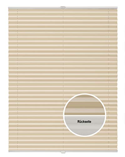 ondeco Plissee Thermo ohne Bohren mit Klemmträger,Sonnenschutz für Fenster innen, lichtschutz und Blickdicht, Faltrollo Sichtschutz für Tür, Jalousie Rollo leicht verdunkelnd Beige 65x130 cm ondeco Plissee Thermo ohne Bohren mit Klemmträger,Sonnenschutz für Fenster innen, lichtschutz und Blickdicht, Faltrollo Sichtschutz für Tür, Jalousie Rollo leicht verdunkelnd Beige 65x130 cm von ondeco