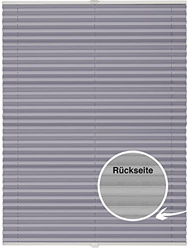 ondeco Plissee nach Maß Thermo für Fenster innen Montage in Glasleiste mit Spannschuh Sonnenschutz-Rollo Lichtschutz Blickdicht leichte Verdunkelung Flieder B: 131-140 cm, H: 151-200 cm ondeco Plissee nach Maß Thermo für Fenster innen Montage in Glasleiste mit Spannschuh Sonnenschutz-Rollo Lichtschutz Blickdicht leichte Verdunkelung Flieder B: 131-140 cm, H: 151-200 cm von ondeco