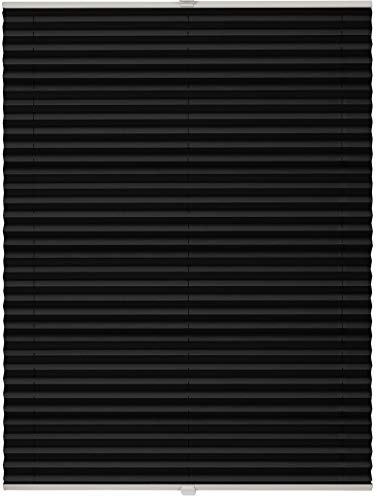 ondeco Plissee nach Maß für alle Fenster innen Montage in Glasleiste mit Spannschuh Sonnenschutz Rollo Sichtschutz Blickdicht Schwarz B: 81-90 cm, H: 40-100 cm ondeco Plissee nach Maß für alle Fenster innen Montage in Glasleiste mit Spannschuh Sonnenschutz Rollo Sichtschutz Blickdicht Schwarz B: 81-90 cm, H: 40-100 cm von ondeco