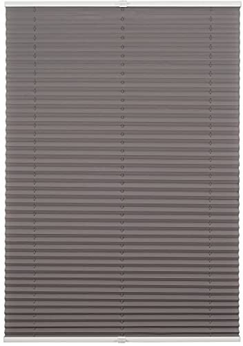 ondeco Plissee ohne Bohren mit Klemmträger viele Farben, Sonnenschutz für Fenster innen, Lichtschutz und Blickdicht, Plissee klemmfix Faltrollo Sichtschutz für Tür Hellgrau 110x130 cm ondeco Plissee ohne Bohren mit Klemmträger viele Farben, Sonnenschutz für Fenster innen, Lichtschutz und Blickdicht, Plissee klemmfix Faltrollo Sichtschutz für Tür Hellgrau 110x130 cm von ondeco