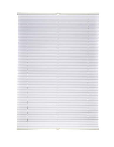 ondeco Plissee ohne Bohren mit Klemmträger viele Farben, Sonnenschutz für Fenster innen, Lichtschutz und Blickdicht, Plissee klemmfix Faltrollo Sichtschutz für Tür Weiß 80x130 cm ondeco Plissee ohne Bohren mit Klemmträger viele Farben, Sonnenschutz für Fenster innen, Lichtschutz und Blickdicht, Plissee klemmfix Faltrollo Sichtschutz für Tür Weiß 80x130 cm von ondeco