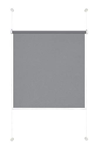 ondeco Tageslicht-Rollo ohne Bohren, Klemmrollo für Fenster und Türen, Klemmfix Sichtschutz, Sonnenschutz Fenster innen Alternative Plissee Grau 60x130 cm ondeco Tageslicht-Rollo ohne Bohren, Klemmrollo für Fenster und Türen, Klemmfix Sichtschutz, Sonnenschutz Fenster innen Alternative Plissee Grau 60x130 cm von ondeco