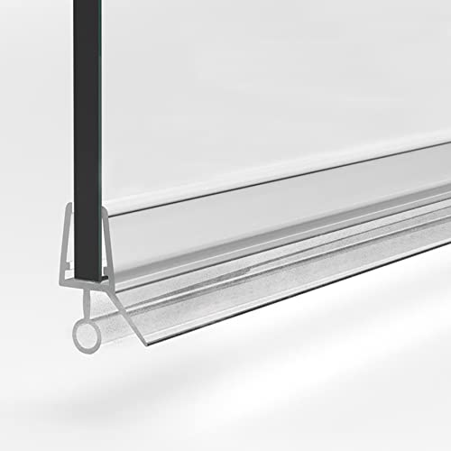 100cm M4 -- Ersatzdichtung für 6mm/ 7mm/ 8mm Glasdicke Wasserabweiser Duschdichtung Schwallschutz Duschkabine von .one-bath