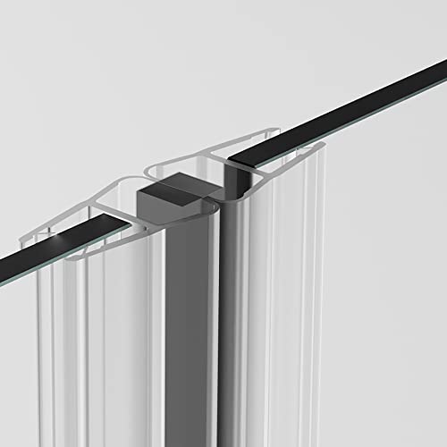 Magnetdichtung für Duschtür 180° – 200 cm Duschdichtung Glas 6–8 mm – Türdichtung Duschkabine transparent – Ersatzdichtung Magnetverschluss – Wasserabweiser PVC Magnetdichtung für Duschtür 180° – 200 cm Duschdichtung Glas 6–8 mm – Türdichtung Duschkabine transparent – Ersatzdichtung Magnetverschluss – Wasserabweiser PVC von .one-bath