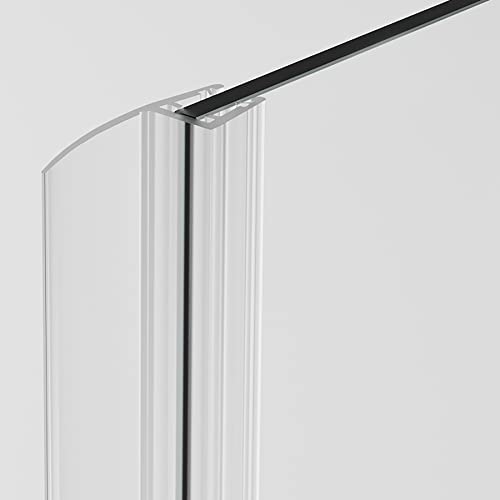 Duschdichtung Dichtleiste Spaltdichtung Modell 18 für 5mm Glasstärke 160cm von .one-bath