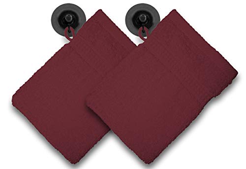 one-home 2er Set Waschhandschuhe Waschlappen Bordeaux weinrot 16x21 cm Frottee Baumwolle one-home 2er Set Waschhandschuhe Waschlappen Bordeaux weinrot 16x21 cm Frottee Baumwolle von one-home