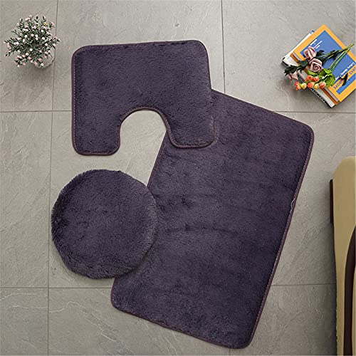 oneforus Badvorleger Set,Blau WC-Vorleger-Set 3-teilige rutschfeste und weiche Badematten WC-Sitzmatte Badvorleger waschbar oneforus Badvorleger Set,Blau WC-Vorleger-Set 3-teilige rutschfeste und weiche Badematten WC-Sitzmatte Badvorleger waschbar von oneforus
