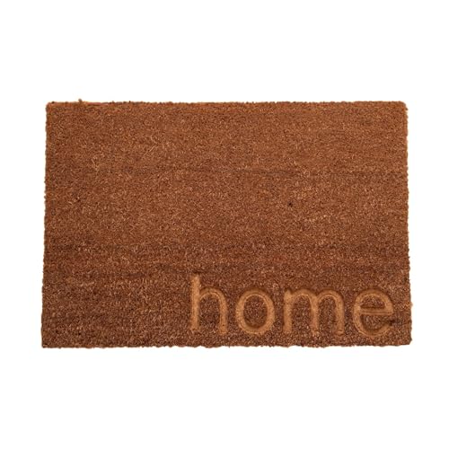 onestopbuys Fußmatte für drinnen und draußen, Kokosfaser, rutschfest, 40 x 60 cm (Muster 7) von onestopbuys