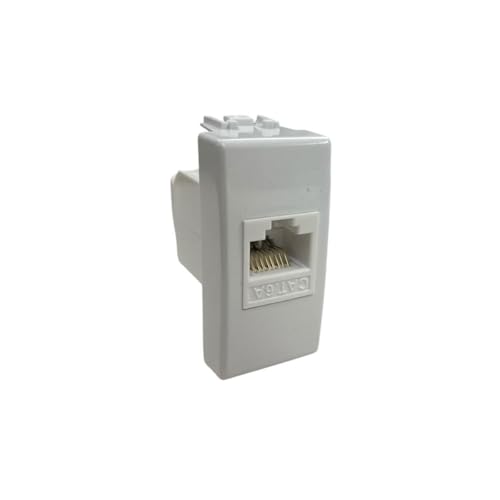 Frutto RJ45 UTP Cat.6A Modularsteckdose 8-polig für Ethernet-Kabel kompatibel BTicino Luna Verbindung zum Crimpen ohne Werkzeug Farbe Weiß Frutto RJ45 UTP Cat.6A Modularsteckdose 8-polig für Ethernet-Kabel kompatibel BTicino Luna Verbindung zum Crimpen ohne Werkzeug Farbe Weiß von oniroview