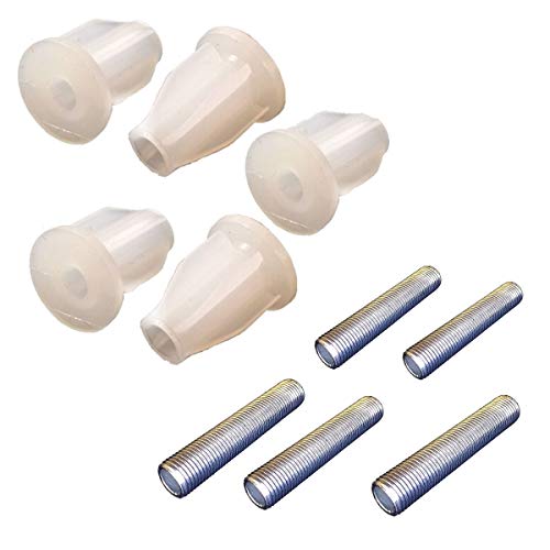 oniroview Flaschenadapter-Set: 5 Stück Adapter für Flaschen mit Gewindeachse 30 mm, Mehrfarbig, Kunststoff von oniroview