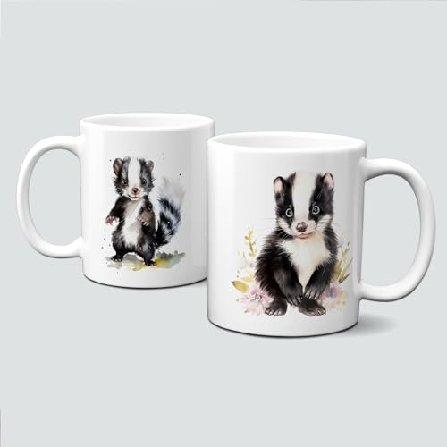 online-hut - Tasse - Kaffeebecher - Lieblingstasse - mit süßem Stinktier/Skunk Motiv - LT-356 online-hut - Tasse - Kaffeebecher - Lieblingstasse - mit süßem Stinktier/Skunk Motiv - LT-356 von online-hut