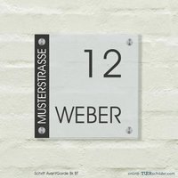 Ein Traum Aus Glas Und Design - Haustürschilder Weber Mit Ihrem Wunschtext Personalisiert Ein Traum Aus Glas Und Design - Haustürschilder Weber Mit Ihrem Wunschtext Personalisiert von onlineTuerschilder