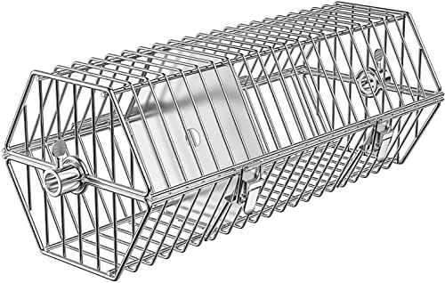 Onlyfire BRK-6041 Edelstahl Runde Tumble Rotisserie Drehspieß Korb Grillkorb passt für alle Gas Grill, 39x17x15,5cm von only fire