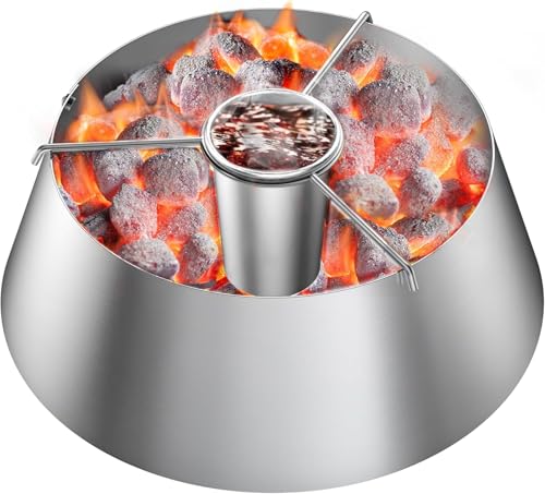 Onlyfire Kohlekorb Edelstahl mit Wasserbehälter, Holzkohlekörbe für Weber 47cm, 57cm, 67cm Kugelgrill, Holzkohlegrill und Andere Keramikgrills, Holzkohlekorb Zubehör, BBQ Whirlpool Onlyfire Kohlekorb Edelstahl mit Wasserbehälter, Holzkohlekörbe für Weber 47cm, 57cm, 67cm Kugelgrill, Holzkohlegrill und Andere Keramikgrills, Holzkohlekorb Zubehör, BBQ Whirlpool von onlyfire