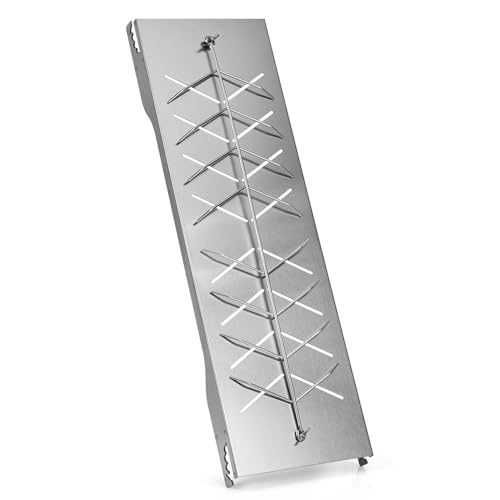 onlyfire Flammlachsbrett Edelstahl, Extra Breit 19cm Flammlachshalter, Lachsbretter zum Grillen Feuerschale und Kugelgrill, Robustes Lachsbrett, 180° Drehbar, Groß Flammlachs Halterung onlyfire Flammlachsbrett Edelstahl, Extra Breit 19cm Flammlachshalter, Lachsbretter zum Grillen Feuerschale und Kugelgrill, Robustes Lachsbrett, 180° Drehbar, Groß Flammlachs Halterung von onlyfire
