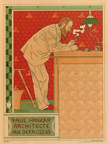 Art Nouveau Poster Art Print von Crespin (Paul Hankar von onthewall