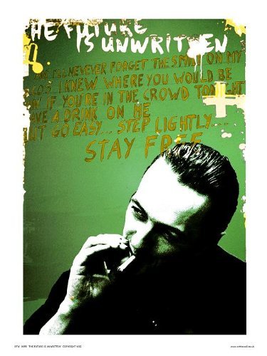 Joe Strummer von The Clash Pop Art Print Poster von Perücke (otw055) von onthewall