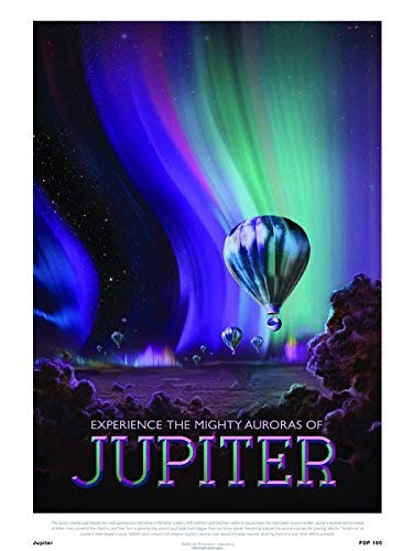 onthewall Jupiter NASA Space Exploration 30 x 40 cm Kunstdruck Poster von onthewall