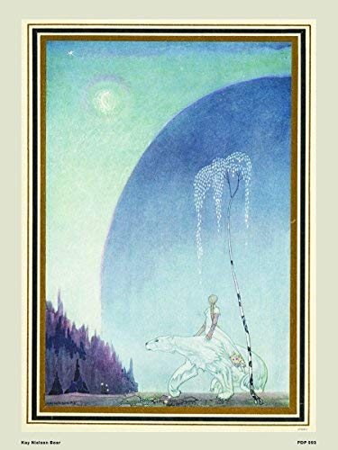 Kay Nielsen Östlich von der Sonne West of The Moon Fairytale Bear Natur Geschichte 30 x 40 cm Kunstdruck Poster von onthewall