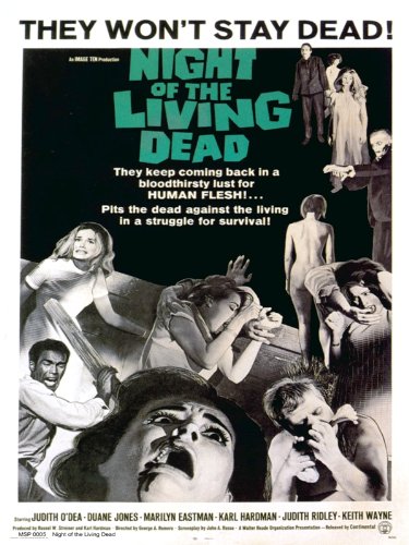 Night of The Living Dead Movie Poster Kunstdruck 40 x 30 cm (msp0005) von onthewall