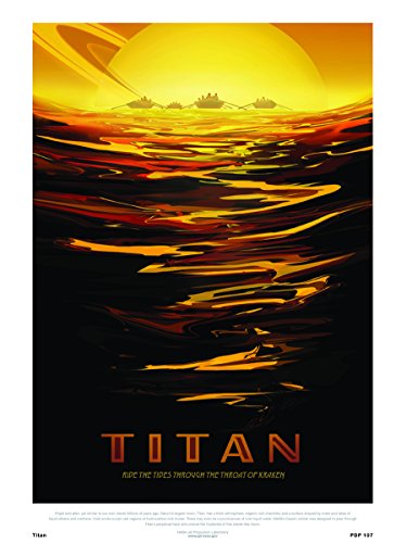 onthewall Titan NASA Space Exploration 30 x 40 cm Kunstdruck Poster von onthewall