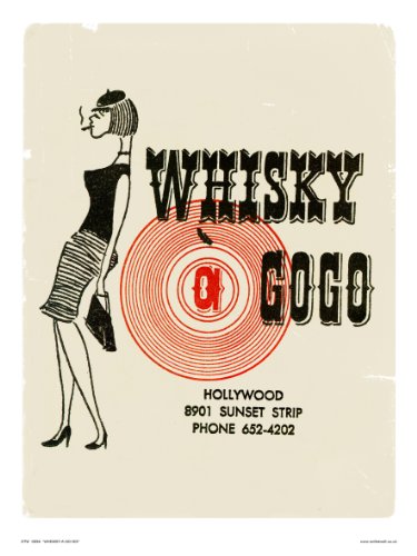 onthewall Whiskey a Go Go – Vintage Pop Art Posterdruck (OTW056) von onthewall