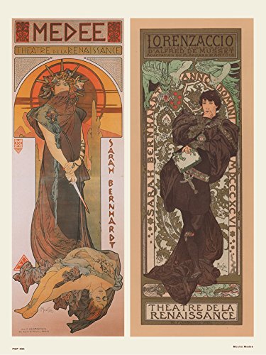 onthewall Art Nouveau Kunstdruck/Poster Alphonse Mucha Medee onthewall Art Nouveau Kunstdruck/Poster Alphonse Mucha Medee von onthewall