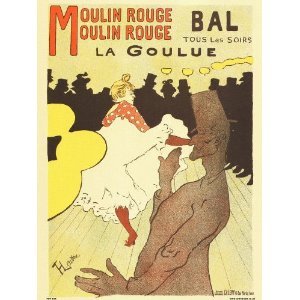onthewall Art Nouveau Kunstposterdruck von Henri de Toulouse – Lautrec Moulin Rouge PDP 030 von onthewall