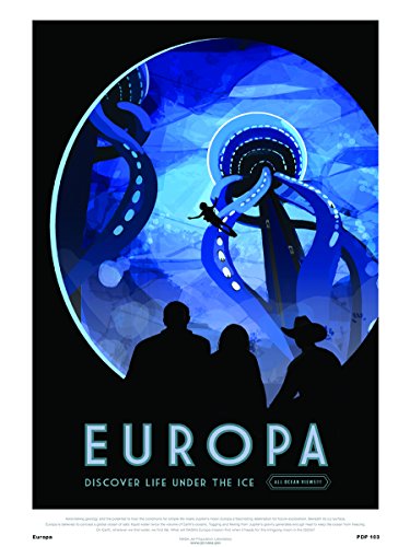 Poster Europa Nasa Weltraumforschung, 30 x 40 cm von onthewall