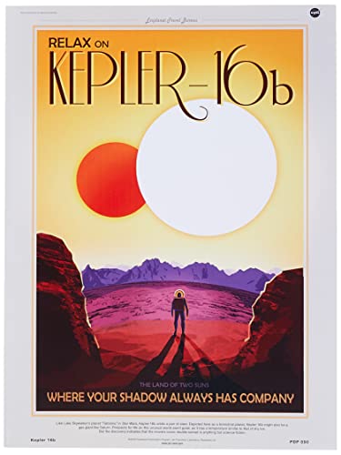 onthewall Kepler 16B NASA Space Exploration 30 x 40 cm Kunstdruck Poster von onthewall