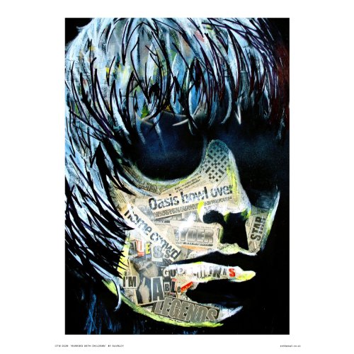 onthewall Saveloy OTW0029d Poster, Kunstdruck, Oasis Liam Gallagher von onthewall