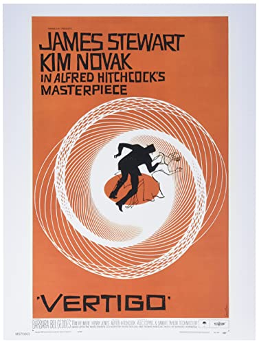 onthewall Vertigo Alfred hitchcok Film Film 30 x 40 cm Poster Kunstdruck von onthewall