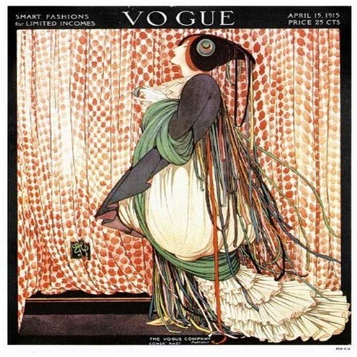 onthewall Vogue Vintage Covers Pop Art Poster Druck April 1915 (14) von onthewall