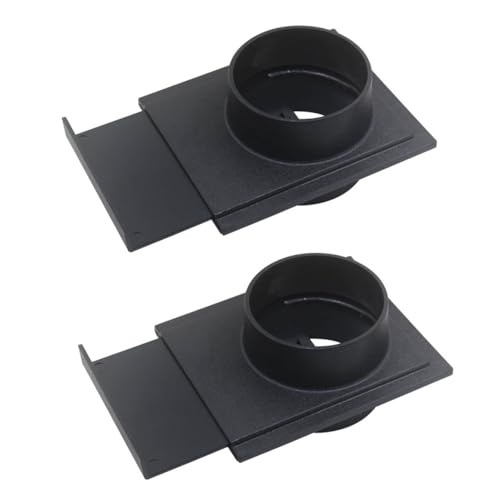 Absauganlage absperrschieber OD100 absauganlagen kanalschieber rohrschaber flachschieber handschieber lüftungsschieber ABS (2pcs) von oomvarmer