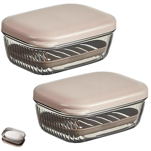 2 Stück Seifendose Reise, Seifenbox Reise mit Deckel, Seifenschale mit Deckel für Festes Shampoo Aufbewahrung, Seifenbehälter für Badezimmer, Camping und Unterwegs 2 Stück Seifendose Reise, Seifenbox Reise mit Deckel, Seifenschale mit Deckel für Festes Shampoo Aufbewahrung, Seifenbehälter für Badezimmer, Camping und Unterwegs von oooaooo