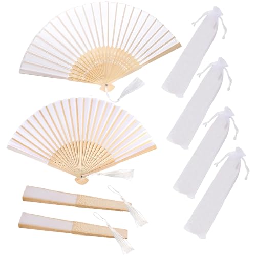 4 Stück Fächer Weiß, Handventilator Handfächer Klein Fecher Sommer Handfächer Stabil Fecher Damen Fächer Festival Hochzeitsfächer Handtaschen Ventilator Für Hochzeite Aufführung Tanz Dekoration 4 Stück Fächer Weiß, Handventilator Handfächer Klein Fecher Sommer Handfächer Stabil Fecher Damen Fächer Festival Hochzeitsfächer Handtaschen Ventilator Für Hochzeite Aufführung Tanz Dekoration von oooaooo