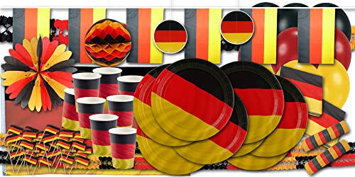 ORDENO Deutschland Partyset XXL - Partydeko & Partygeschirr im Sparset ORDENO Deutschland Partyset XXL - Partydeko & Partygeschirr im Sparset von ORDENO