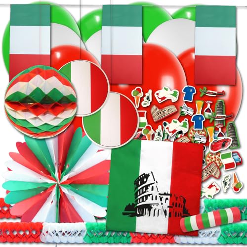 ORDENO Italien Partyset Basic - Partydeko im Sparset ORDENO Italien Partyset Basic - Partydeko im Sparset von ORDENO