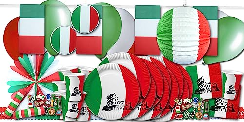 ORDENO Italien Partyset XXL - Partydeko & Partygeschirr im Sparset von ORDENO