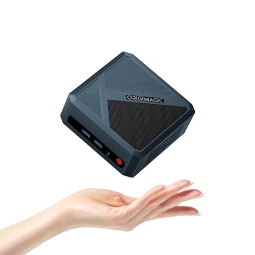 origimagic Mini PC N1 Lite Ryzen 7 5700U (8C/16T, bis zu 4,3 GHz), 16 GB DDR4 512 GB M.2 SSD Mini-Desktop-Computer Pre-W11 pro/WiFi 6E/RJ45LAN/4K UHD Quad-Display mit VESA, geeignet für Schule/Büro. von origimagic