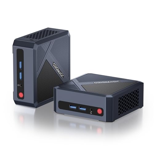 origimagic N3 Mini-PC, Core i7 12700H (bis zu 4,7 GHz), 32 GB DDR4, 512 GB SSD, Mini-Computer OS 11 pro, unterstützt 4K-Quad-Display, WiFi6/BT5.2/2,5G Ethernet, Mini-Desktop für Zuhause/Büro von origimagic