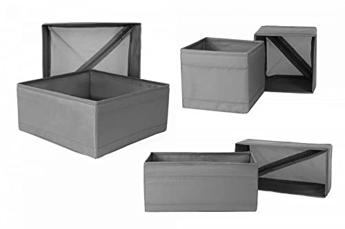 IKEA SKUBB Box, 6er-Set, grau Aufbewahrung Fach NEU von original IKEA