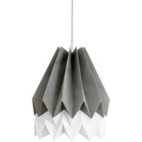 Hängelampe, Papierlampe, Origamilampe | Grau-Alpin Mit Polarweiß-streifen Original Beleuchtung Hängelampe, Papierlampe, Origamilampe | Grau-Alpin Mit Polarweiß-streifen Original Beleuchtung von orikomi