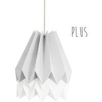 Origami Lampe, Hängelampe Papier | Plus Hellgrau Mit Polar Weißer Streifen Origami Lampe, Hängelampe Papier | Plus Hellgrau Mit Polar Weißer Streifen von orikomi