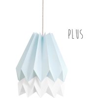 Papier Hängeleuchte, Origami Lichtleuchte Für Wohnzimmer Oder Schlafzimmer | Plus Mintblau Mit Polarweiß-streifen Designer Lampe Papier Hängeleuchte, Origami Lichtleuchte Für Wohnzimmer Oder Schlafzimmer | Plus Mintblau Mit Polarweiß-streifen Designer Lampe von orikomi