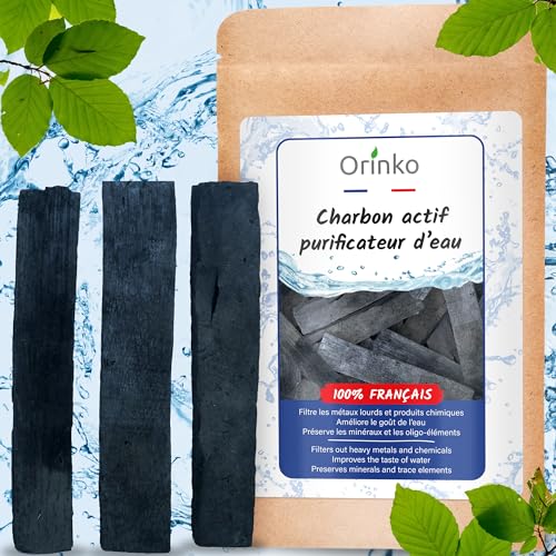 ORINKO Französische Aktivkohle – 3 Stück für natürliche Wasserfiltration & besseren Geschmack ORINKO Französische Aktivkohle – 3 Stück für natürliche Wasserfiltration & besseren Geschmack von orinko