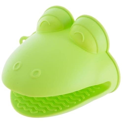 Küchenhandschuh Ofenhandschuh Schutzhandschuh Silikonhandschuh aus Silikon grün von orion group